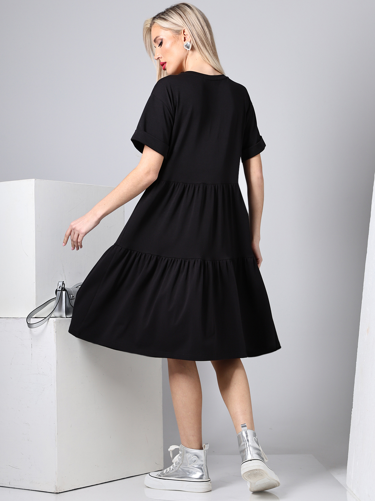Платье Сама себе праздник, чёрное