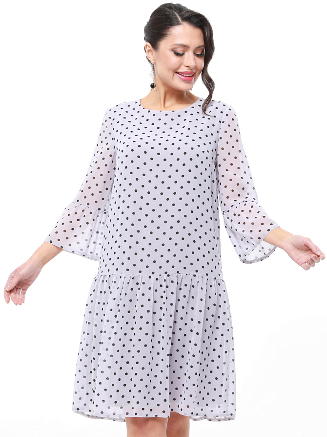 Платье Прозрачные намерения, сирень топ