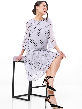 Платье Прозрачные намерения, сирень топ