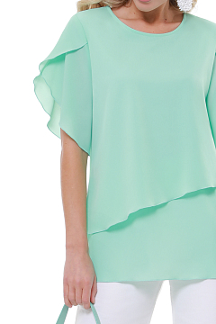 Блузка мятного цвета