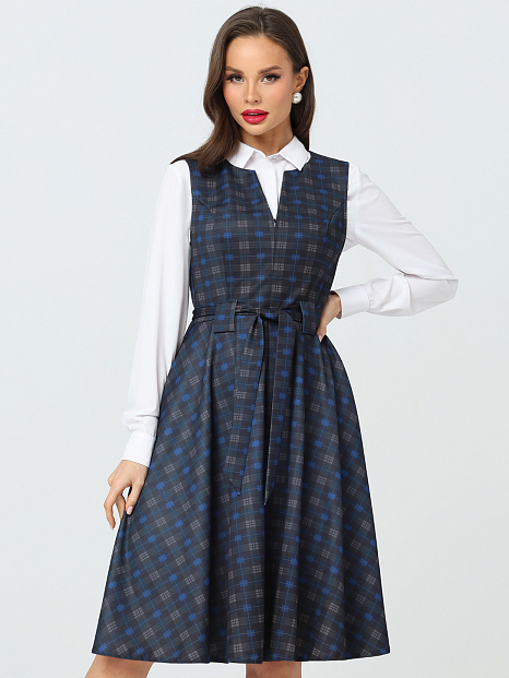 Сарафан Деловой квартал, нью клетка