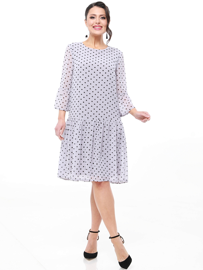 Платье Прозрачные намерения, сирень топ