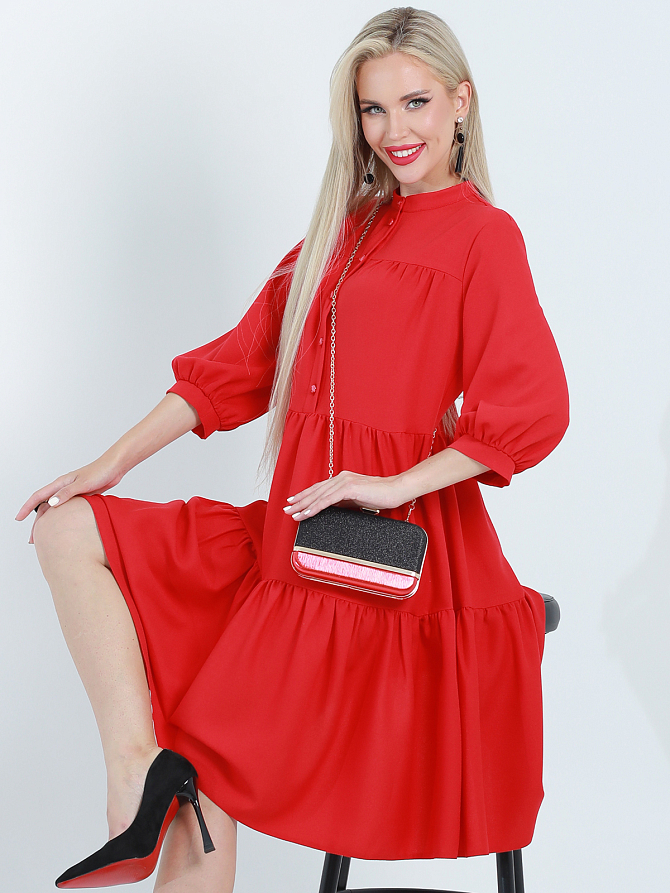 Платье Влюбиться в себя, нью рэд