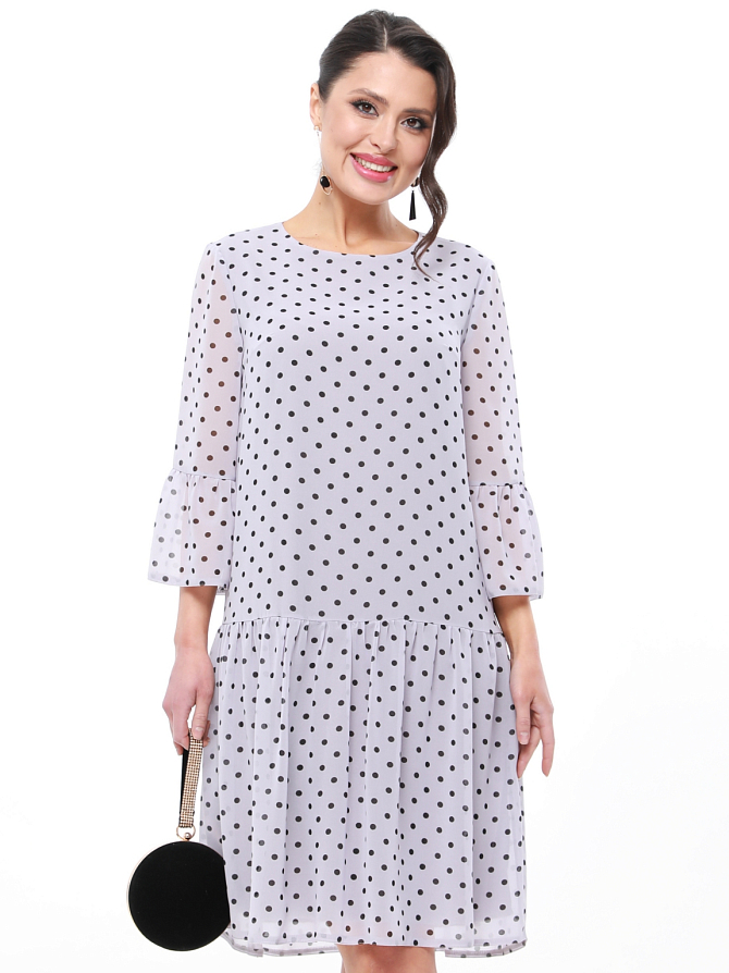 Платье Прозрачные намерения, сирень топ